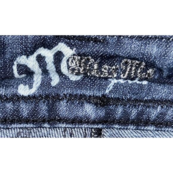 Miss Me Girls Embellished Straight Leg Low-Rise Jeans Size 8 (24X26) - Picture 6 of 8